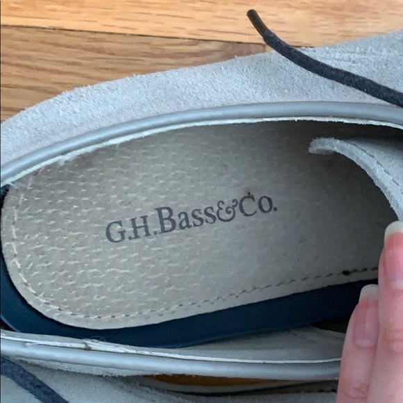 G.H Bass & Co. •  Clinton Mens Oxford Grey Size 9 - Picture 3 of 8